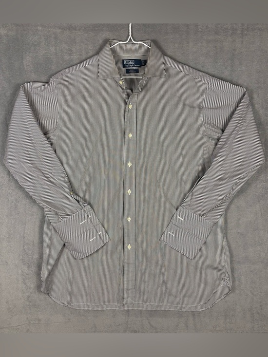 Polo Ralph Lauren Other - Polo Ralph Lauren Regent Dress Shirt 16.5 33 Striped French Cuff Mens Classic